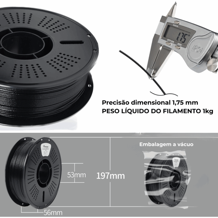 Filamento 3d Petg + Fibra De Vidro High Speed X1kg Forward - Imagem 2