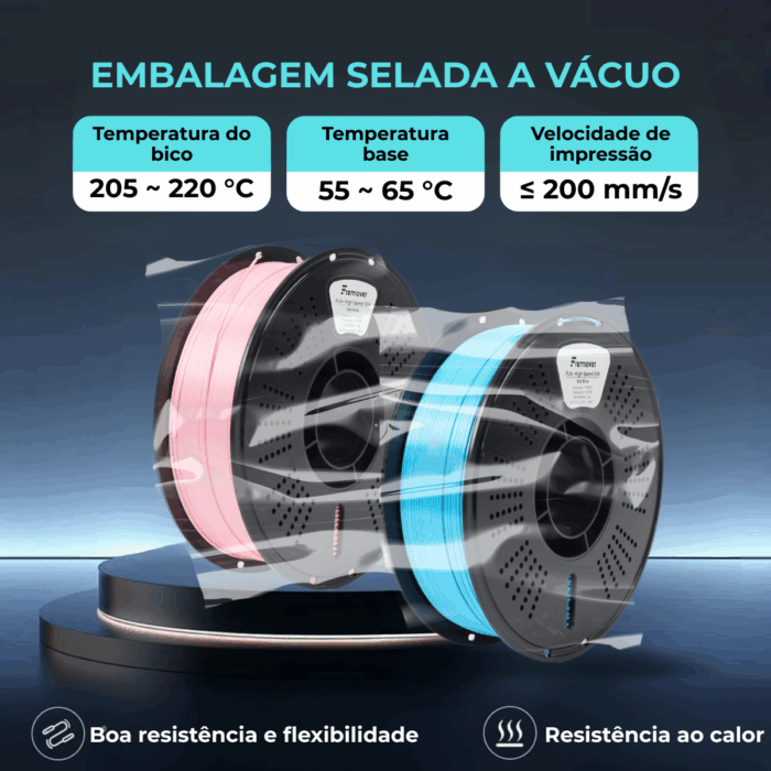 Filamento Fremover PLA+ High Speed Silk 1kg - Imagem 3