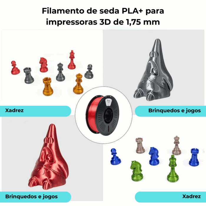 Filamento Fremover PLA+ High Speed Silk 1kg - Imagem 5