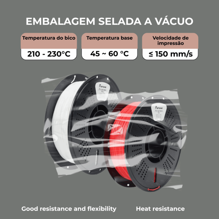 Filamento TPU High Speed x 800gr Fremover - Imagem 6